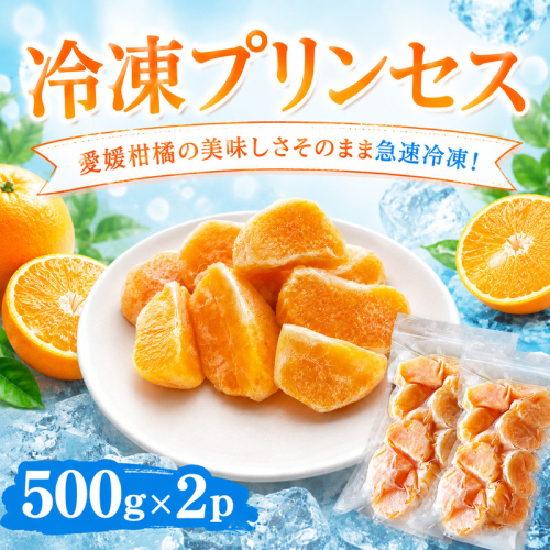冷凍プリンセス 500g × 2袋 冷凍みかん みかん ミカン 愛媛みかん 蜜柑 柑橘 かんきつ 冷凍ミカン 冷凍柑橘 アイス スムージー シャーベット みかん職人武田屋 愛媛県 愛南町 2684767 - 愛媛県愛南町