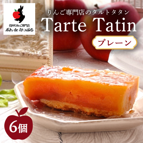 りんご専門店のタルト・タタン プレーン 6Pセット | 焼き菓子 スイーツ 洋菓子 完熟 りんご 果肉 個包装 焼菓子 手土産 デザート 幸田町 napple ナップル お取り寄せ 愛知県 幸田町 2684794 - 愛知県幸田町