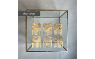 アクリル製 ヘアコーム clear beige（クリアベージュ） ヘアアクセサリー eME　tayu