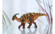 パラサウロロフス　色付き 恐竜 かわいい 置物 プレゼント 知育玩具 卓上 高級 手作り 木のおもちゃ 木育 玩具 雑貨 積み木 人気 送料無料｜こだわりの逸品 地域特産品 ギフト 自分用 人気 おすすめ 積木 つみき 木のおもちゃ 動物つみき バランス ごっこ遊び おもちゃ 木製玩具 知育玩具 男の子 女の子 子供 子ども 国産 安心 安全 出産祝い お祝い 贈り物 日本製 無塗装 ナチュラル