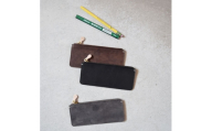 Teha’amana Square pencase Smoke テハマナ スクエアペンケース　スモーク ブラウン 革 皮 雑貨 おしゃれ レザー 本革 こだわりの逸品 地域特産品 ギフト 自分用 人気 おすすめ