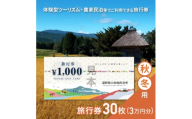 遠野旅の産地直売所 旅行券 30,000円分 秋冬用 岩手県 遠野市 ツアー 宿泊 体験 チケット【1506661】