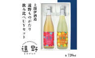 遠野ものがたり 飲み比べUYセット 720ml × 2本 梅酒 ゆず酒 ＜上閉伊酒造＞【1579429】