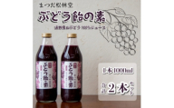ぶどう飴の素(山ぶどう100%ジュース)1L×2本セット＜まつだ松林堂＞【1703974】