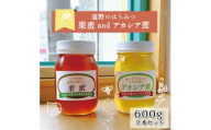 栗蜜 / アカシア 蜂蜜 600g 2本セット 岩手県 遠野産 馬場光男【1742299】