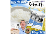 ＜毎月定期便＞無洗米 岩手県 遠野市産 ひとめぼれ 10kg ＜ コメマルシェ 河判 ＞全12回【4083216】