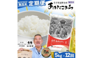 ＜毎月定期便＞〈無洗米〉岩手県 遠野市産 あきたこまち 5kg ＜ コメマルシェ 河判 ＞全12回【4086473】