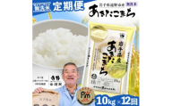 ＜毎月定期便＞〈無洗米〉岩手県 遠野市産 あきたこまち 10kg ＜ コメマルシェ 河判 ＞全12回【4086476】