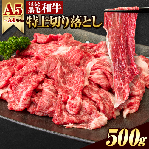 くまもと黒毛和牛 ウデ・モモ 赤身切り落とし 500g 牛肉 冷凍 《30日以内に出荷予定(土日祝除く)》冷凍庫 個別 取分け 小分け 個包装 モモ スライス 肉 お肉 しゃぶしゃぶ すき焼き A5 A4　津奈木町 2689863 - 熊本県津奈木町