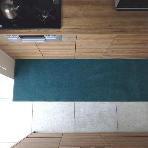 北欧風キッチンマット ラグマットタイプ 65×255cm ノーマル型 フォレスト 抗菌防臭 SEK 織人しきもの屋工房 diw0376 2691418 - 大阪府泉佐野市