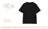 【ブラック S】ReFa バイタルテック コンフォートジャージー クルーネックTシャツハートコレクション　Aira#3 mono