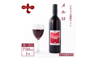 ワイン メルロ 赤 辛口 750ml×1本 ＜2022遠野ワイン＞【1743135】
