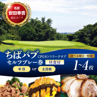 【選べる枚数】ちばパブ（CPGカントリークラブ）セルフプレー券昼食付【平日／土日祝】1～4枚