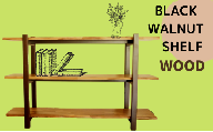 【WOOD】BLACK　WALNUT　SHELF（3段棚）