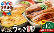 【全12回定期便】鰻 鰻の蒲焼2尾×白焼2尾 紅白セット / 美陵鰻 鰻 うなぎ ウナギ 蒲焼 蒲焼き かば焼き かばやき 白焼き 白焼 しろやき しらやき 特大 肉厚 うな重 うな丼 ひつまぶし 惣菜 おかず タレ 山椒 国産 土用 丑の日 ギフト 長焼 関西 つまみ おつまみ たれ 和食 おいしい 美味しい 贅沢 / 大阪府藤井寺市/Giverichホールディングス株式会社 [BLAM036]