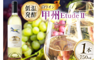 酒 ワイン 白ワイン エチュード ll 750ml 1本  [city farm 山梨県 韮崎市 20745523] アルコール あるこーる お酒 さけ 白ワイン 白 白わいん わいん wine 甲州 甲州ワイン 日本ワイン 女子会 家飲み 記念日 贈答 ギフト プレゼント ふるさと納税 返礼品