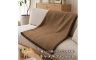 【ひざ掛サイズ】厳しい自然が生んだ暖かさ キャメル100%(毛羽部分)毛布 70×100cm〈泉大津産〉 CA-22H BE | 毛布 キャメル ブランケット ひざ掛け 掛け毛布 寝具 防寒 国産 日本製 睡眠