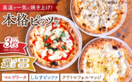 【全12回定期便】ピザ ナポリピッツァ 3枚セット( マルゲリータ クワトロフォルマッジ しらすのピッツァ ) / 冷凍 ナポリピザ ピッツァ チーズ 食べ比べ 詰め合わせ 定期便 / 愛媛県砥部町/Pizzeria39 [BJCI004]