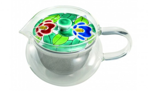 九谷焼 九谷和ポットNAGOMI POT・色絵椿 2705193 - 石川県能美市