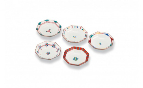 3.3号皿揃　絵変わり 民芸品 工芸品 雑貨 食器 小皿 お皿 プレート キッチン雑貨 キッチン用品 2705582 - 石川県能美市