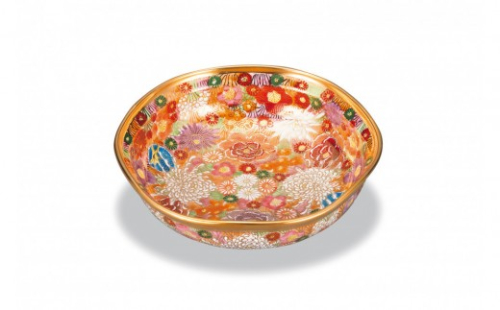 6号鉢　金花詰 民芸品 工芸品 雑貨 食器 鉢皿 小鉢 キッチン雑貨 キッチン用品 2705590 - 石川県能美市