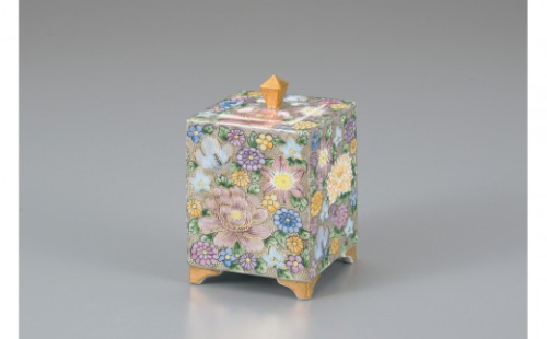 4号香炉　花詰　大志窯 民芸品 工芸品 雑貨 日用品 インテリア 香り 小物 2705607 - 石川県能美市