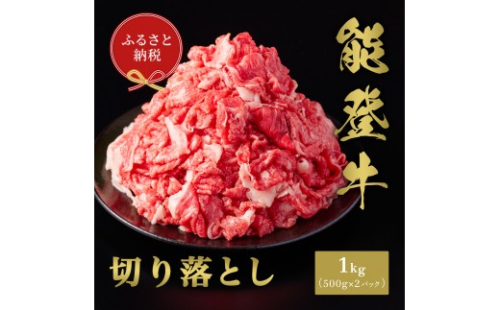 【和牛セレブ】能登牛 切り落とし 1kg（500g×2P） お肉ギフト専門店 石川県 能美市 2705673 - 石川県能美市