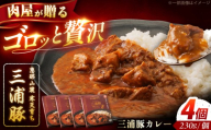 三浦豚カレー 4個セット (230g×4個) / カレー 三浦豚 レトルトカレー セット 恵那市 / 岩島屋 [AUAJ057]