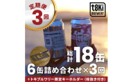 【発送月固定定期便】クラフトビール3種詰め合わせ 全3回