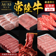 《 6月発送開始 》 定期便 全6回 常陸牛 厳選部位 食べ比べ ( 霜降りスライス 800g / 切り落とし 1kg / 赤身スライス 900g / ハンバーグ/ 赤身焼肉用 500g / イチボ 500g ) お届け 黒毛和牛 牛肉 肉 お肉 焼き肉 すき焼き しゃぶしゃぶ 切り落とし ハンバーグ ステーキ藤井商店 茨城県共通返礼品 [CD140sa]