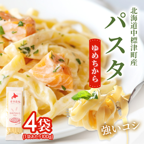 北海道中標津町産「ゆめちから」パスタ×4袋【82002】 2711729 - 北海道中標津町