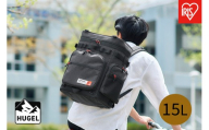 HUGEL エアロゲルリュック型クーラーバッグ15L AGSC-R15C チャコールグレー