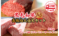 【定期便 全6回】黒毛和牛 A5ランク ブロック肉 食べ比べセット 6kg モモ・ヒレ・サーロイン 各2kg 国産和牛 A5 牛肉 ブロック ステーキ 焼肉 ローストビーフ ヒレステーキ サーロインステーキ ふるさと納税 人気 高評価