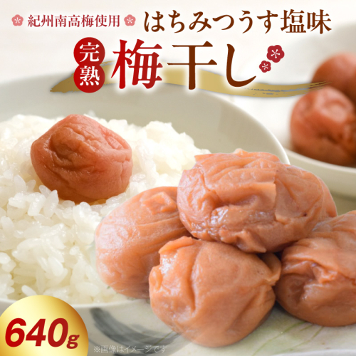 紀州南高梅使用 はちみつうす塩味完熟梅干し 640g_ZD7035 2713475 - 和歌山県湯浅町