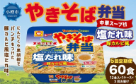[ 定期1ヶ月毎5回 ] マルちゃん 「やきそば弁当 塩だれ味 豚カルビ風」 12食入り 1ケース 焼きそば やきぞば インスタント麺 インスタント焼きそば インスタント食品 インスタント スープ スープ付き 即席 非常食 保存食 備蓄 保存 災害対策 定期配送 定期便