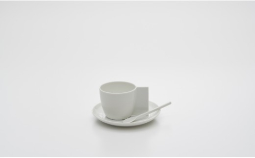 2016/ CM Cup&Plate&Spoon Set 【2016/オリジナル】有田焼 クリスチャン・メンデルツマ デザイン コーヒーカップ プレート スプーン ギフト シンプル cd021 2723193 - 佐賀県有田町