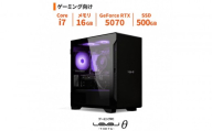 パソコン工房 4年間物損保証 ミニタワーゲーミングPC Core i7/5070/No.424