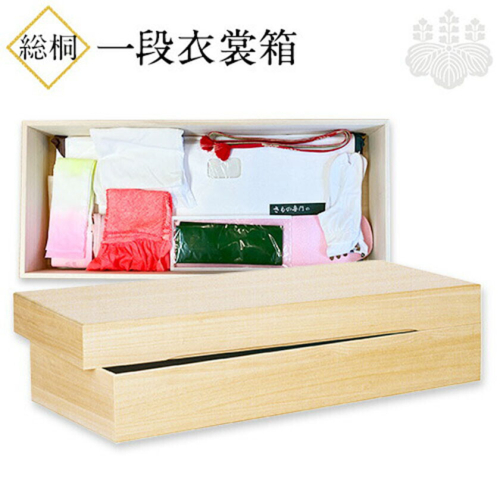 総桐一段衣裳箱 (有)徳島桐工芸 《30日以内に出荷予定(土日祝除く)》衣裳箱 衣装箱 収納 桐 国産 工芸品 徳島県 上板町 2724831 - 徳島県上板町