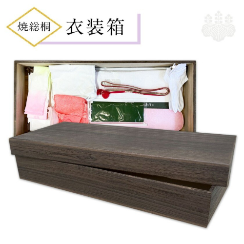 焼総桐衣裳箱 (有)徳島桐工芸《30日以内に出荷予定(土日祝除く)》 桐製 高級衣装箱 収納 国内製造 工芸品 徳島県上板町 2724832 - 徳島県上板町