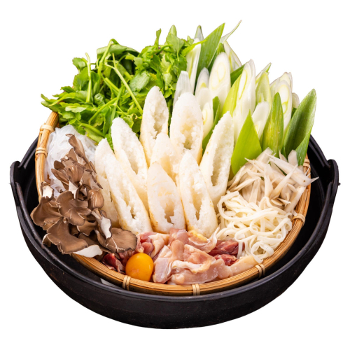 【Amazon特別価格】 きりたんぽ鍋 セット 5～6人前 比内地鶏 きりたんぽ 鍋セット 稲庭うどん 野菜付き 白神特選 2725048 - 秋田県能代市