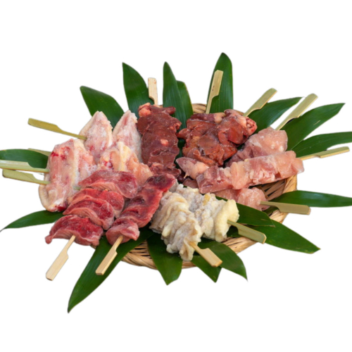 【Amazon特別価格】 焼き鳥 比内地鶏 5種 12本 計500g セット 鶏肉 焼き鳥セット 地鶏 国産鶏肉 2725056 - 秋田県能代市