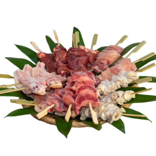 【Amazon特別価格】 焼き鳥 比内地鶏 5種 25本 計約1050g セット 鶏肉 焼き鳥セット 地鶏 国産鶏肉 2725057 - 秋田県能代市