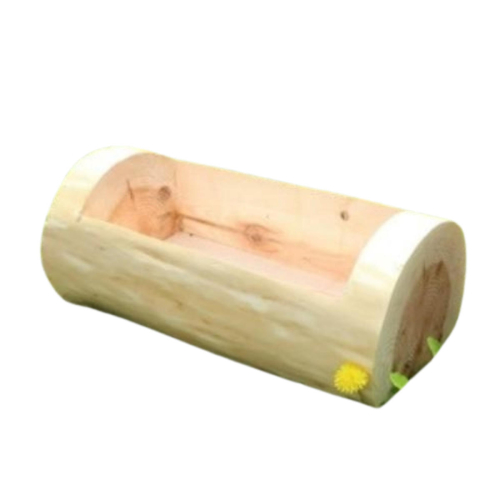 【Amazon特別価格】里山くらし応援 木工品 秋田杉の丸太プランター「生え杉くん（はえすぎくん）」横長タイプ 2725156 - 秋田県能代市
