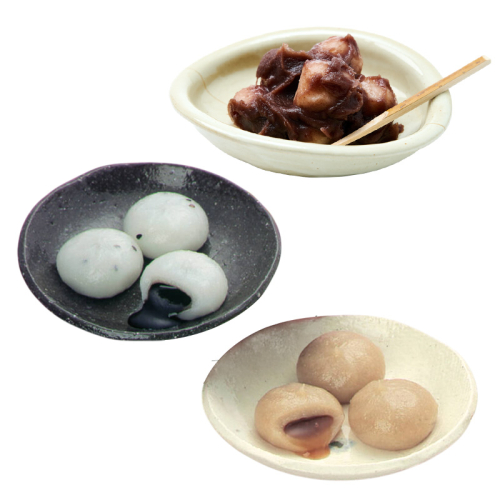 【Amazon特別価格】能代名物 お菓子のセキト お試しセット 冷凍 志んこ 200g 2パック  だまこ餅・秋田みのり餅 セット お試し あんこ餅 あんこ ごま 黒蜜 きなこ 餅 和菓子 和スイーツ  秋田 能代市 2725525 - 秋田県能代市