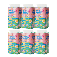 【Amazon.co.jp限定】【9ヵ月 連続 定期便】トイレットペーパー ディジーアロマ 12R シングル 50ｍ ×6パック 72個 ×9回 日用品 消耗品 114mm ほのかな 香り 微香 芯 大容量 トイレット トイレ ふるさと 納税