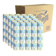 【Amazon.co.jp限定】【3ヵ月毎 計2回お届け 定期便】再生紙トイレットペーパー 白神の風 65m 100個 × 2回 ソフトタイプ シングル トイレットペーパー ソフト 個包装 芯あり 再生紙 トイレ ペーパー トイレペーパー 秋田 秋田県 能代市