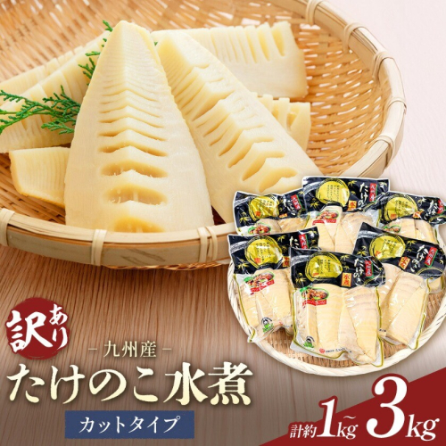 訳あり たけのこ 水煮 カットタイプ 九州産 選べる内容量 2袋 4袋 6袋 (1袋500g) 北薩農産加工場《お届け内容により出荷時期が異なります》鹿児島県 さつま町 送料無料 惣菜 タケノコ 筍 竹の子 パック 水煮 お取り寄せグルメ 2725841 - 鹿児島県さつま町