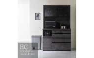 [パールホワイト]食器棚 カップボード 組立設置 ECA-1200R [No.649] / 家具 インテリア 岐阜県