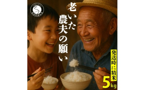 ＜予約受付＞10月下旬より順次発送「老いた農夫の願い」佐賀県 ヒノヒカリ 米 5kg【みゆきファーム】ブランド米 精米済み 白米 有田町 令和8年産 新米 ft004 2728552 - 佐賀県有田町