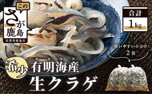 32 有明海産 希少 生クラゲ１ｋｇ ビゼンクラゲ 2721 佐賀県鹿島市 Au Pay ふるさと納税